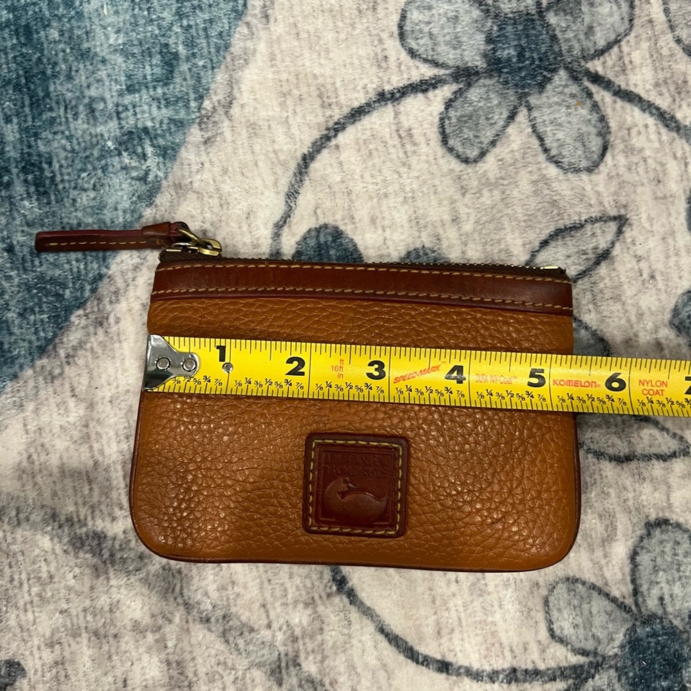 Dooney & Bourke Brown Leather Coin Purse - Picture 4 of 5